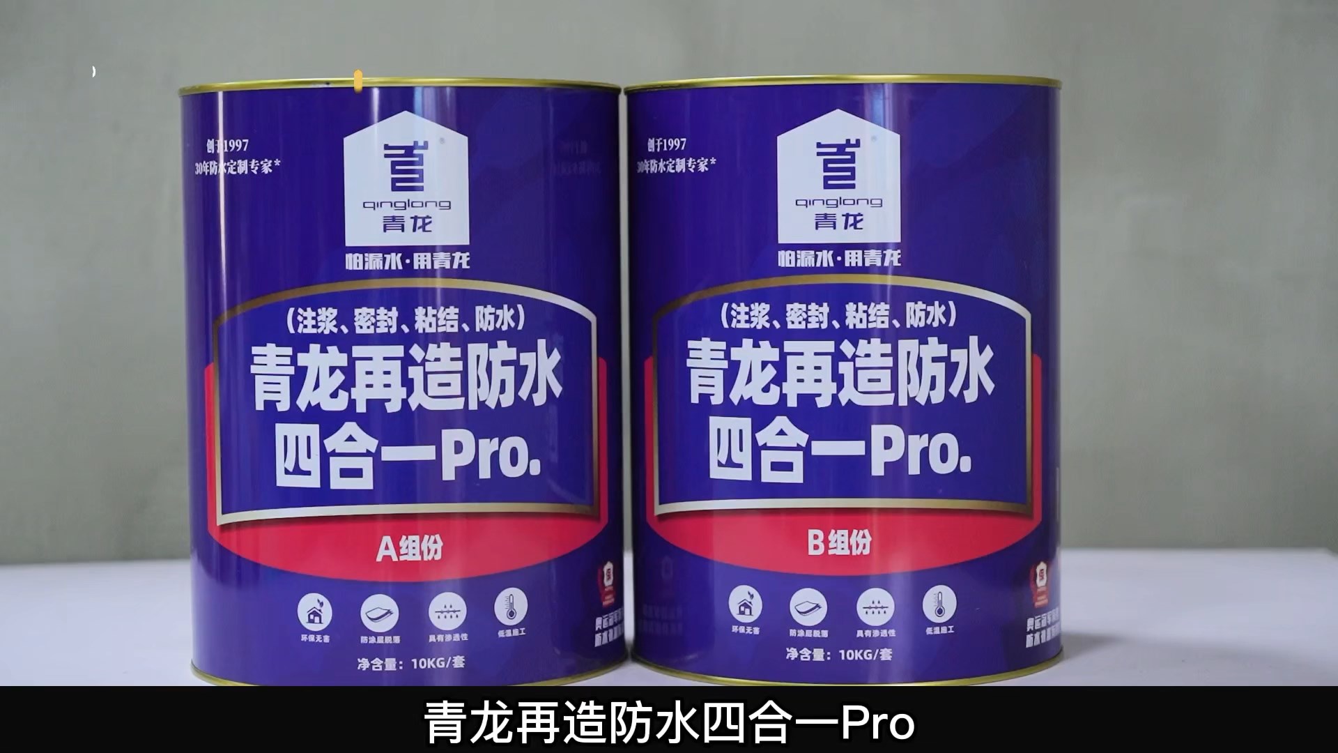 青龍再造防水四合一 Pro.(注漿、密封、粘結 、防水)
